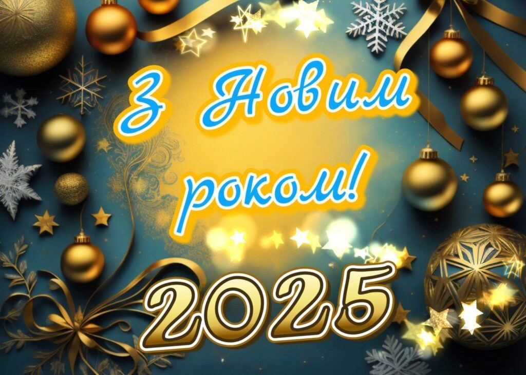 Щиро, тепло, сердечно, від душі вітаємо із наступаючим Новим 2025 роком!