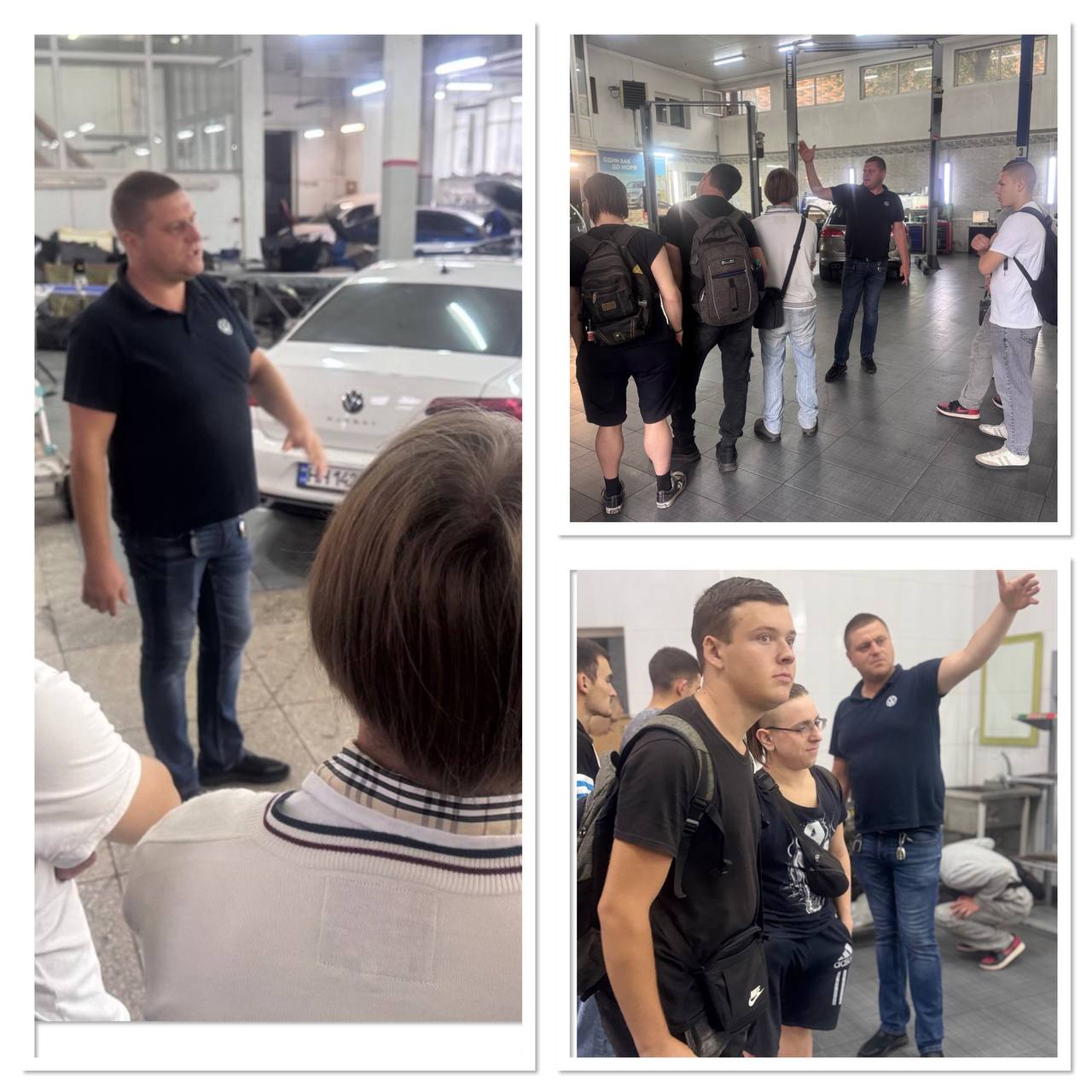 Традиційна екскурсія до автоцентру «Автомобільній дім Volkswagen»: ознайомлення з базою практики