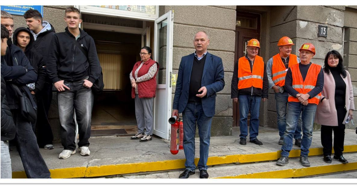 Спеціальне об’єктове тренування цивільного захисту та протипожежної безпеки коледжу